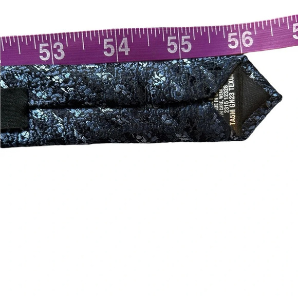 Ted Baker London Blue Patterned Tie Mens Formal Business Office - Picture 3 of 6